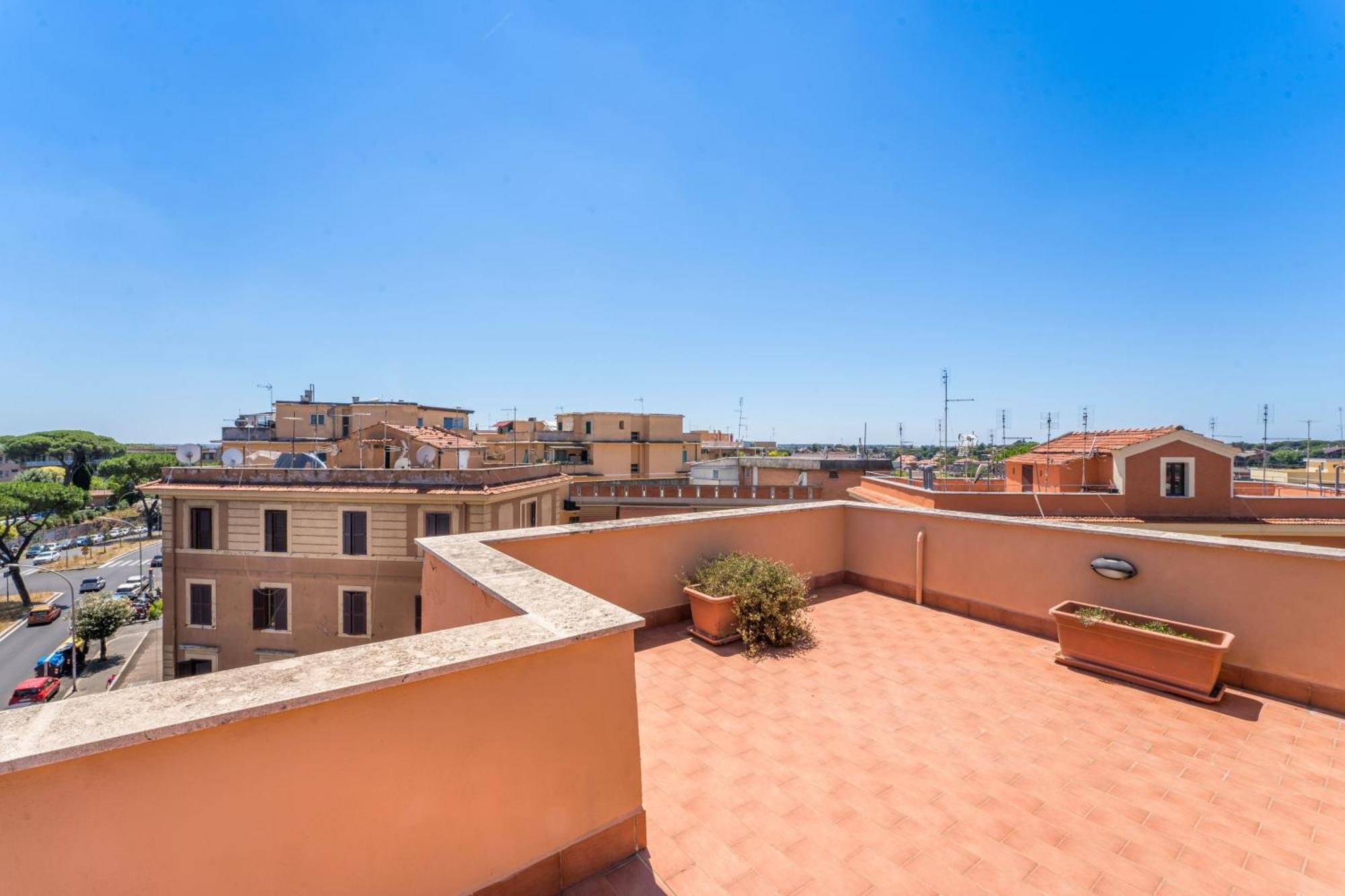 La Terrasse, Penthouse In Monteverde Apartamento Roma